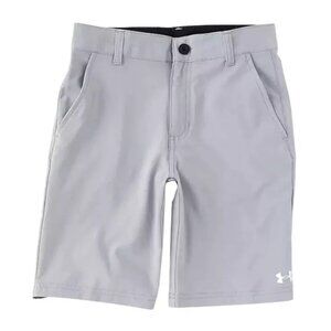 Under Armour Heatgear Boy's Stretch Shorts Gray 27I65020-52 NWT